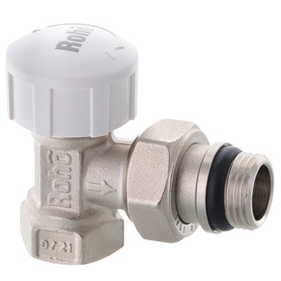 Кран радиаторный термостатический Roho R5151-050 - 1/2" (М30х1,5) угловой (антипротечка) (RO0123) Кран радиаторный термостатический Roho R5151-050 - 1/2" (М30х1,5) угловой (антипротечка) (RO0123)