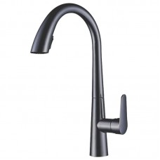 Змішувач для кухні з висувним виливом Mixxus Premium WARTA 014 GRAPHITE (MI6957) Змішувач для кухні з висувним виливом Mixxus Premium WARTA 014 GRAPHITE (MI6957)