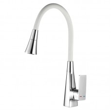 Змішувач для кухні Mixxus Etna 014-T (NUT) Refl.White (Колір хром+силіконовий вилив білий) (MI8421) Змішувач для кухні Mixxus Etna 014-T (NUT) Refl.White (Колір хром+силіконовий вилив білий) (MI8421)