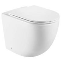 Унітаз підлоговий безбачковий MIXXUS PREMIUM ELLIPSE-0701-T1 570х365х410mm система змиву TORNADO 1.0 (MP6593)