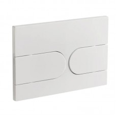 Панель змиву KOER KT-0604-03 240x160x10mm пластикова, кнопка закруглена (колір білий) (KR5322) Панель змиву KOER KT-0604-03 240x160x10mm пластикова, кнопка закруглена (колір білий) (KR5322)
