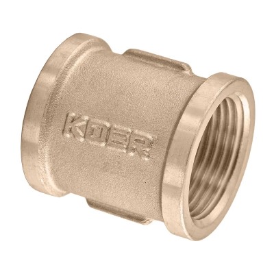 Муфта Koer KF.C08.WN - 3/4" без нікелю (MX1492) Муфта Koer KF.C08.WN - 3/4" без нікелю (MX1492)