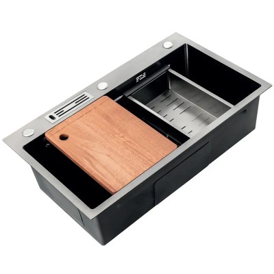 Мийка з нерж. сталі MIXXUS PREMIUM MH7545-SET-05 MICRO DECOR NANO-SILVER (3.0/0.8) комплект (Колір нерж) (MX9635) Мийка з нерж. сталі MIXXUS PREMIUM MH7545-SET-05 MICRO DECOR NANO-SILVER (3.0/0.8) комплект (Колір нерж) (MX9635)