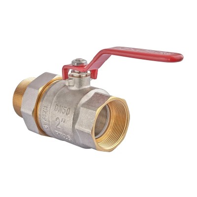 Кран з американкою ручка важіль KOER KR.229 - 2" (KR5665) Кран з американкою ручка важіль KOER KR.229 - 2" (KR5665)