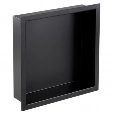 Полиця-ніша для ванної кімнати Mixxus Premium NICHE-0101 BLACK із нержавіючої сталі SUS304 (MI6678)