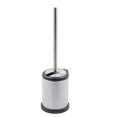 Йоржик для унітазу підлоговий Mixxus Topper-TB0201 SS Color колір нержавійка (MI7093)