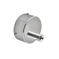 Чашка декоративна Mixxus TCC-01 CHROME (кругла) для маскування кабелю (колір хром) (MI6637)
