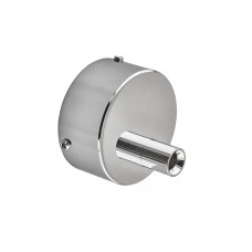 Чашка декоративна Mixxus TCC-01 CHROME (кругла) для маскування кабелю (колір хром) (MI6637)