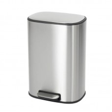 Відро для сміття з плавним закриттям овальне Mixxus Premium Diverse-TC0112 SS Color 12л колір наржавійка (MI7079)