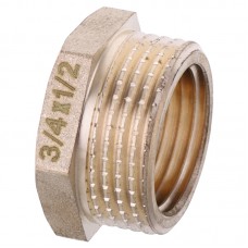 Футорка 1/2"х3/4" KOER KF.F0608.WN БЕЗ НИКЕЛЯ (KR2985) Футорка 1/2"х3/4" KOER KF.F0608.WN БЕЗ НИКЕЛЯ (KR2985)