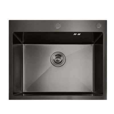 Мийка з нерж. сталі MIXXUS MH5843 GRAPHITE (3.0/0.8) (Колір графіт) (MX1931)