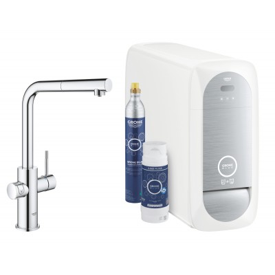 Система фильтров для питьевой воды со смесителем Grohe Blue Home Connected (31539000) Система фильтров для питьевой воды со смесителем Grohe Blue Home Connected (31539000)