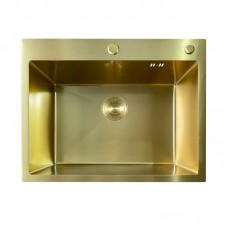 Мийка Mixxus MH6050 Micro Decor Brushed Gold (3.0/0.8) з нерж. сталі (колір матове золото) (MI8222)