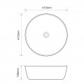 Раковина накладна MIXXUS PREMIUM ELLIPSE-0101 415х415х135mm (MP6531) Раковина накладна MIXXUS PREMIUM ELLIPSE-0101 415х415х135mm (MP6531)