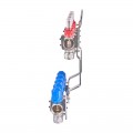 Колекторний блок з витратомірами та євроконусами Koer KR.1210-4 - 1"x4 WAYS (KR5266)