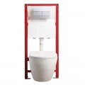 Комплект: MIXXUS PREMIUM ELLIPSE-SET-2102 Унітаз система змиву TORNADO 3.0+ Інсталяція KOER KT-0404 + панель KT-0604-01 CHROME (MP6690)