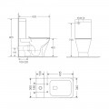 Бачок до унітазу-компакту MIXXUS PREMIUM STYLE-0401-T3 TANK 410x365x135 у комплекті зі зливною арматурою (MI8328) Бачок до унітазу-компакту MIXXUS PREMIUM STYLE-0401-T3 TANK 410x365x135 у комплекті зі зливною арматурою (MI8328)