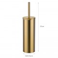 Йоржик для унітазу підлоговий Mixxus Ellipse-TB0202 Brushed Gold (колір матове золото) (MI8401)