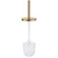 Йоржик для унітазу підлоговий Mixxus Ellipse-TB0202 Brushed Gold (колір матове золото) (MI8401)