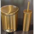 Йоржик для унітазу підлоговий Mixxus Ellipse-TB0202 Brushed Gold (колір матове золото) (MI8401)