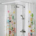 Штанга для шторки П-подібна універсальна Mixxus CRA-U-80x80x80 80x80x80cm, 80x160cm, 240cm (алюміній) (БЛІСТЕР) (AC3592)