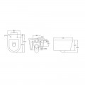 Унітаз підвісний MIXXUS ELLIPSE-0306-R 520х360х365mm система змиву RIMLESS (MI6708) Унітаз підвісний MIXXUS ELLIPSE-0306-R 520х360х365mm система змиву RIMLESS (MI6708)