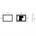 Дзеркало ZERIX SANSA MR01-70x50-REVERSE з LED Touch, Anti-fog, димером, рег. яскравості (ZX6050) Дзеркало ZERIX SANSA MR01-70x50-REVERSE з LED Touch, Anti-fog, димером, рег. яскравості (ZX6050)