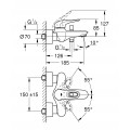 Змішувач для ванни Grohe Eurostyle (33591LS3) Змішувач для ванни Grohe Eurostyle (33591LS3)