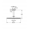 Верхний душ с потолочным кронштейном Grohe Rainshower Mono (26560000) Верхний душ с потолочным кронштейном Grohe Rainshower Mono (26560000)