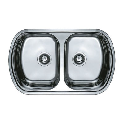 Мийка кухонна HAIBA 80x49 DOUBLE (polish) (HB0573) Мийка кухонна HAIBA 80x49 DOUBLE (polish) (HB0573)