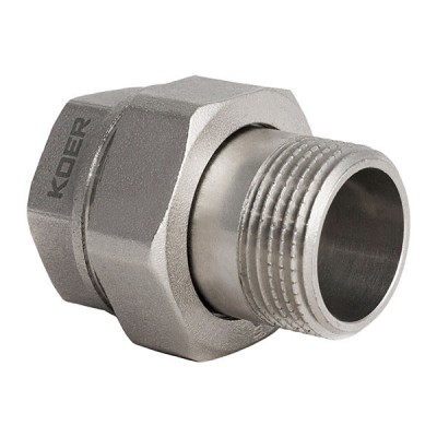 Згін американка 1 "прямий Koer KR.341 (KR0133) Згін американка 1 "прямий Koer KR.341 (KR0133)