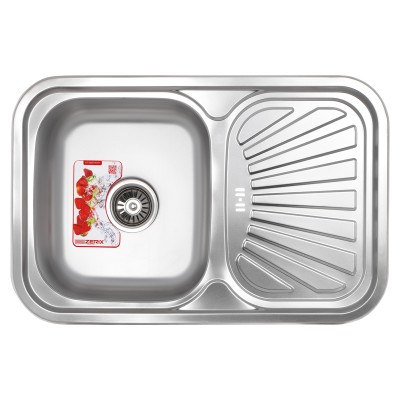 Мойка кухонная ZERIX Z7549-08-180D (decor) (ZX1607) Мойка кухонная ZERIX Z7549-08-180D (decor) (ZX1607)