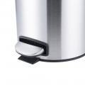 Відро для сміття з плавним закриттям кругле Mixxus Ellipse-TC0205 SS Color 5л колір нержавійка (MI7