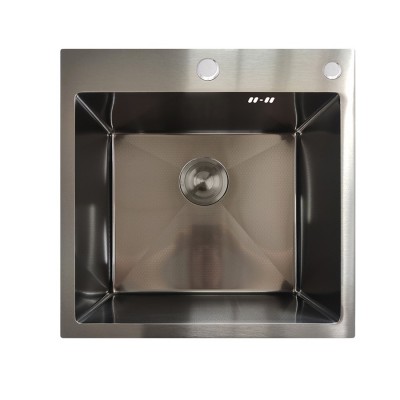 Мийка з нерж. сталі MIXXUS MH5050 DECOR GRAPHITE(3.0/0.8) (Колір графіт) (MX1929)