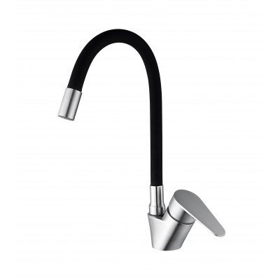 Змішувач для кухні Mixxus NEO-011 REFL.Black із силіконовим виливом (MI6558) Змішувач для кухні Mixxus NEO-011 REFL.Black із силіконовим виливом (MI6558)