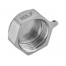 Заглушка нікельована NOLF NFC.P06F-N-1/2" F (NF3069)