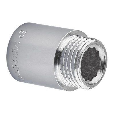 Подовжувач Europroduct EP.E025.Chr - 1/2"MF-25мм хром (EP6124) Подовжувач Europroduct EP.E025.Chr - 1/2"MF-25мм хром (EP6124)