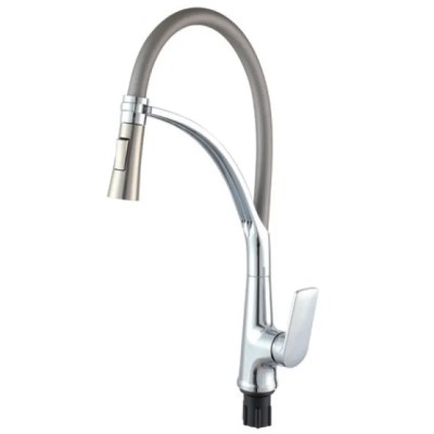 Змішувач для кухні Plamix Lucas-017 SET CHROME REFL.Grey з підведенням (PM0715) Змішувач для кухні Plamix Lucas-017 SET CHROME REFL.Grey з підведенням (PM0715)