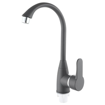Змішувач для кухні Plamix Mario-011 Graphite (без підведення) (Колір графіт) (PM6099) Змішувач для кухні Plamix Mario-011 Graphite (без підведення) (Колір графіт) (PM6099)