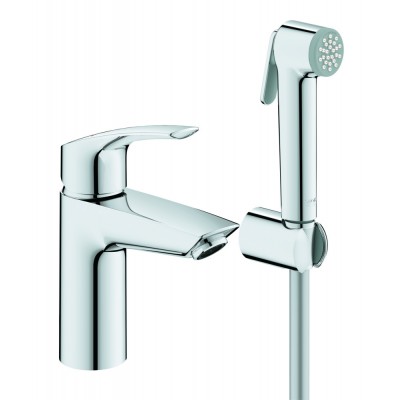 Змішувач для раковини з гігієнічним душем Grohe Eurosmart New (23124003)