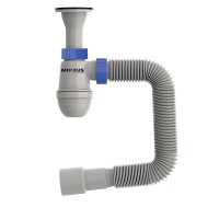 Сифон для умивальника MIXXUS SU-09-A 1 1/4"x32 з литим випуском (MI8189) Сифон для умивальника MIXXUS SU-09-A 1 1/4"x32 з литим випуском (MI8189)