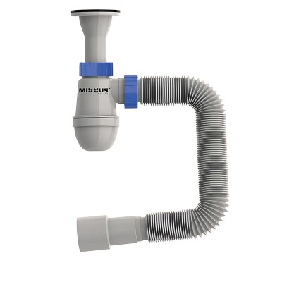 Сифон для умивальника MIXXUS SU-09-A 1 1/4"x32 з литим випуском (MI8189) Сифон для умивальника MIXXUS SU-09-A 1 1/4"x32 з литим випуском (MI8189)