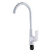 Змішувач для кухні Plamix Lucas-011 SET White з підведенням (PM0714)