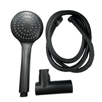 Душовий набір (шланг, лійка, кронштейн) Haiba SET-08 Black (HB3984) Душовий набір (шланг, лійка, кронштейн) Haiba SET-08 Black (HB3984)