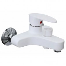 Змішувач для ванни Plamix Cezar-009 EURO White (без шланга, лійки та кронштейна) (PM0736)