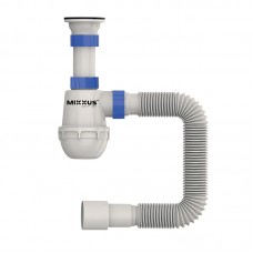 Сифон для кухні MIXXUS SK-01-A 1 1/2"x40 з литим випуском 40*40/50 (MI8190) Сифон для кухні MIXXUS SK-01-A 1 1/2"x40 з литим випуском 40*40/50 (MI8190)