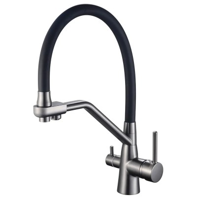 Змішувач для кухні Mixxus Premium SENNA 021 GRAPHITE з виходом для питної води (MI6827) Змішувач для кухні Mixxus Premium SENNA 021 GRAPHITE з виходом для питної води (MI6827)