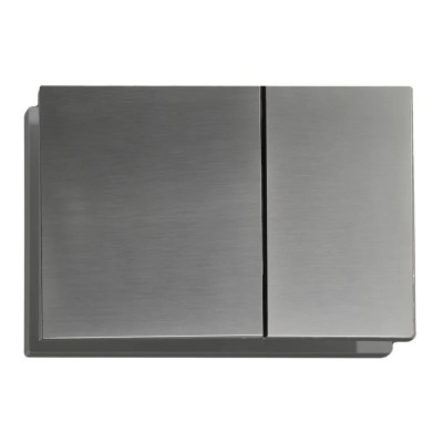 Панель змиву KOER KT-0610-07 240x160x32mm пластикова, кнопка квадратна (колір графіт) (KR6138) Панель змиву KOER KT-0610-07 240x160x32mm пластикова, кнопка квадратна (колір графіт) (KR6138)