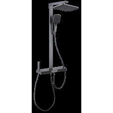 Душова колона з термостатичним змішувачем Mixxus Premium Next-009-J Graphite, 4 режими (MI6544)