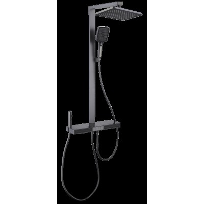 Душова колона з термостатичним змішувачем Mixxus Premium Next-009-J Graphite, 4 режими (MI6544)